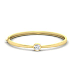 Load image into Gallery viewer, Minimalist Solitaire Bangle Bracelet
