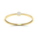 Load image into Gallery viewer, Minimalist Solitaire Bangle Bracelet
