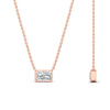 Load image into Gallery viewer, 0.50-ct-east-west-radiant-cut-bezel-diamond-pendant-in-rose-gold-fdpd11763raangle2-0.50ct-nl-rg.jpg