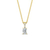 Load image into Gallery viewer, 0.50-ct-emerald-cut-diamond-necklace-with-pave-bail-in-yellow-gold-fdpd11636emangle1-6X4mm-nl-yg.jpg?v=1769514555
