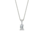 Load image into Gallery viewer, 0.50-ctemerald-cut-pave-diamond-pendant-necklace-in-white-gold-fdpd11636emangle1-6X4mm-nl-wg.jpg?v=1769514555