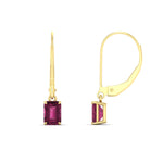 Load image into Gallery viewer, 0.50-ct-emerald-cut-pink-sapphire-drop-earrings-in-yellow-gold-fdear11236emgsadrpiangle4-0.50ct-nl-yg.jpg?v=1765364312