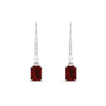 Load image into Gallery viewer, 0.50-ct-emerald-cut-ruby-drop-earrings-in-white-gold-fdear11236emgrudrangle2-0.50ct-nl-wg.jpg?v=1765364312