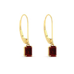 Load image into Gallery viewer, 0.50-ct-emerald-cut-ruby-drop-earrings-in-yellow-gold-fdear11236emgrudrangle3-0.50ct-nl-yg.jpg?v=1765364311