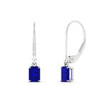 Load image into Gallery viewer, 0.50-ct-emerald-cut-sapphire-drop-earrings-in-white-gold-fdear11236emgsablangle1-0.50ct-nl-wg.jpg?v=1765364311