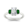 Load image into Gallery viewer, 0.50-ct-emerald-cut-three-stone-emerald-engagement-ring-in-white-gold-fdenr9299emgemgrangle5-0.50ct-nl-wg.jpg