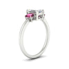 Load image into Gallery viewer, 0.50-ct-emerald-cut-three-stone-pink-sapphire-engagement-ring-in-white-gold-fdenr9299emgsadrpiangle2-0.50ct-nl-wg.jpg