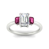 Load image into Gallery viewer, 0.50-ct-emerald-cut-three-stone-pink-sapphire-engagement-ring-in-white-gold-fdenr9299emgsadrpiangle5-0.50ct-nl-wg.jpg