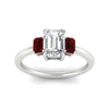 Load image into Gallery viewer, 0.50-ct-emerald-cut-three-stone-ruby-engagement-ring-in-white-gold-fdenr9299emgrudrangle5-0.50ct-nl-wg.jpg