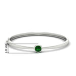 Load image into Gallery viewer, Minimalist Solitaire Bangle Bracelet
