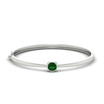 Load image into Gallery viewer, Minimalist Solitaire Bangle Bracelet
