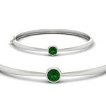 Load image into Gallery viewer, Minimalist Solitaire Bangle Bracelet
