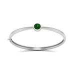 Load image into Gallery viewer, Minimalist Solitaire Bangle Bracelet
