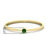 Load image into Gallery viewer, Minimalist Solitaire Bangle Bracelet