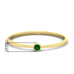 Load image into Gallery viewer, Minimalist Solitaire Bangle Bracelet
