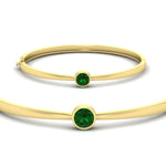 Load image into Gallery viewer, Minimalist Solitaire Bangle Bracelet
