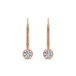 Load image into Gallery viewer, 0.50-ct-lever-back-bezel-set-round-diamond-earrings-in-rose-gold-FDEAR11589RO-0.50-CT-ANGLE2-RG?v=1755863038

