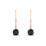 Load image into Gallery viewer, 0.50-ct-leverback-cushion-cut-black-diamond-drop-earrings-in-rose-gold-fdear11236cugblackangle2-0.50ct-nl-rg.jpg?v=1765359792