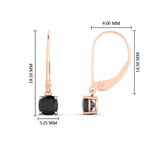 Load image into Gallery viewer, 0.50-ct-leverback-cushion-cut-black-diamond-drop-earrings-in-rose-gold-fdear11236cugblackangle4-0.50ct-nl-rg-hw.jpg?v=1765359792