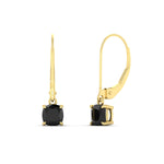 Load image into Gallery viewer, 0.50-ct-leverback-cushion-cut-black-diamond-drop-earrings-in-yellow-gold-fdear11236cugblackangle1-0.50ct-nl-yg.jpg?v=1765359792