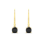 Load image into Gallery viewer, 0.50-ct-leverback-cushion-cut-black-diamond-drop-earrings-in-yellow-gold-fdear11236cugblackangle2-0.50ct-nl-yg.jpg?v=1765359793