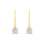 Load image into Gallery viewer, 0.50-ct-leverback-cushion-cut-diamond-drop-earrings-in-yellow-gold-fdear11236cuangle2-0.50ct-nl-yg.jpg?v=1765359792