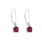 Load image into Gallery viewer, 0.50-ct-leverback-cushion-cut-pink-sapphire-drop-earrings-in-white-gold-fdear11236cugsadrpiangle3-0.50ct-nl-wg.jpg?v=1765359792