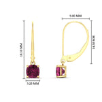 Load image into Gallery viewer, 0.50-ct-leverback-cushion-cut-pink-sapphire-drop-earrings-in-yellow-gold-fdear11236cugsadrpiangle4-0.50ct-nl-yg-hw.jpg?v=1765359792