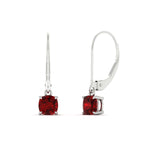 Load image into Gallery viewer, 0.50-ct-leverback-cushion-cut-ruby-drop-earrings-in-white-gold-fdear11236cugrudrangle1-0.50ct-nl-wg.jpg?v=1765359793
