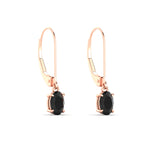 Load image into Gallery viewer, 0.50-ct-leverback-oval-drop-dangle-black-diamond-earrings-in-rose-gold-fdear11236ovgblackangle3-0.50ct-nl-rg.jpg?v=1765455488