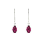 Load image into Gallery viewer, 0.50-ct-leverback-oval-drop-dangle-pink-sapphire-earrings-in-white-gold-fdear11236ovgsadrpiangle2-0.50ct-nl-wg.jpg?v=1765455488