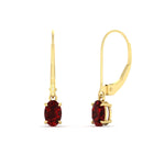 Load image into Gallery viewer, 0.50-ct-leverback-oval-drop-dangle-ruby-earrings-in-yellow-gold-fdear11236ovgrudrangle1-0.50ct-nl-yg.jpg?v=1765455488