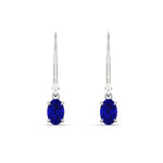 Load image into Gallery viewer, 0.50-ct-leverback-oval-drop-dangle-sapphire-earrings-in-white-gold-fdear11236ovgsablangle2-0.50ct-nl-wg.jpg?v=1765455487