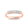 Load image into Gallery viewer, 0.50-ct-oval-seven-stone-diamond-anniversary-band-in-rose-gold-fdwb8008ovangle5-0.50ct-nl-rg.jpg