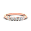 Load image into Gallery viewer, 0.50-ct-oval-seven-stone-diamond-anniversary-band-in-rose-gold-fdwb8008ovsleep-0.50ct-nl-rg.jpg