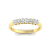 Load image into Gallery viewer, 0.50-ct-oval-seven-stone-diamond-anniversary-band-in-yellow-gold-fdwb8008ovangle5-0.50ct-nl-yg.jpg