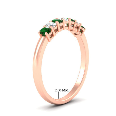 0.50-ct-oval-seven-stone-emerald-anniversary-band-in-rose-gold-fdwb8008ovgemgrangle2-0.50ct-nl-rg-hw.jpg