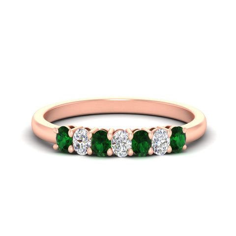 0.50-ct-oval-seven-stone-emerald-anniversary-band-in-rose-gold-fdwb8008ovgemgrsleep-0.50ct-nl-rg.jpg