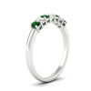 Load image into Gallery viewer, 0.50-ct-oval-seven-stone-emerald-anniversary-band-in-white-gold-fdwb8008ovgemgrangle2-0.50ct-nl-wg.jpg
