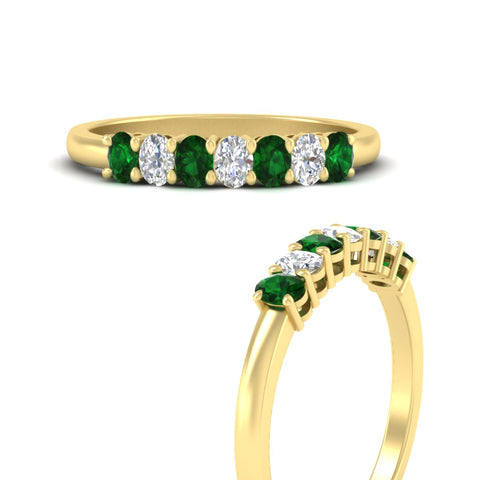 0.50-ct-oval-seven-stone-emerald-anniversary-band-in-yellow-gold-fdwb8008ovgemgrangle3-0.50ct-nl-yg.jpg