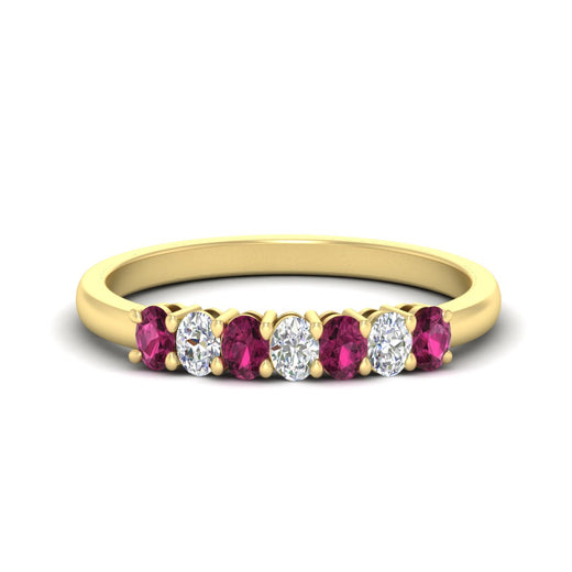 0.50-ct-oval-seven-stone-pink-sapphire-anniversary-band-in-yellow-gold-fdwb8008ovgsadrpisleep-0.50ct-nl-yg.jpg