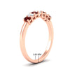 Load image into Gallery viewer, 0.50-ct-oval-seven-stone-ruby-anniversary-band-in-rose-gold-fdwb8008ovgrudrangle2-0.50ct-nl-rg-hw.jpg