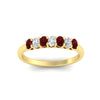 Load image into Gallery viewer, 0.50-ct-oval-seven-stone-ruby-anniversary-band-in-yellow-gold-fdwb8008ovgrudrangle5-0.50ct-nl-yg.jpg