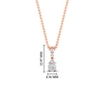 Load image into Gallery viewer, Pear Shaped Pavé Diamond Bail Pendant