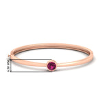 Load image into Gallery viewer, Minimalist Solitaire Bangle Bracelet
