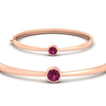 Load image into Gallery viewer, Minimalist Solitaire Bangle Bracelet
