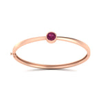 Load image into Gallery viewer, Minimalist Solitaire Bangle Bracelet
