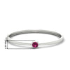 Load image into Gallery viewer, Minimalist Solitaire Bangle Bracelet