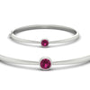 Load image into Gallery viewer, Minimalist Solitaire Bangle Bracelet