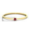 Load image into Gallery viewer, Minimalist Solitaire Bangle Bracelet